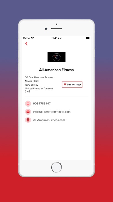 All-American Fitness Screenshot