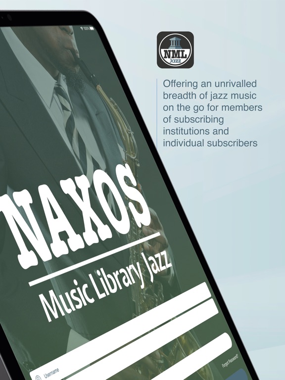 NML Jazz iPad screenshot 5 - Music app