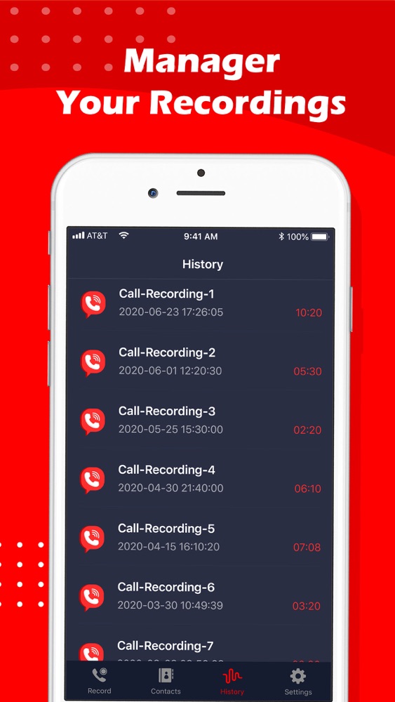 Call Recorder: Recording App App for iPhone - Free ...