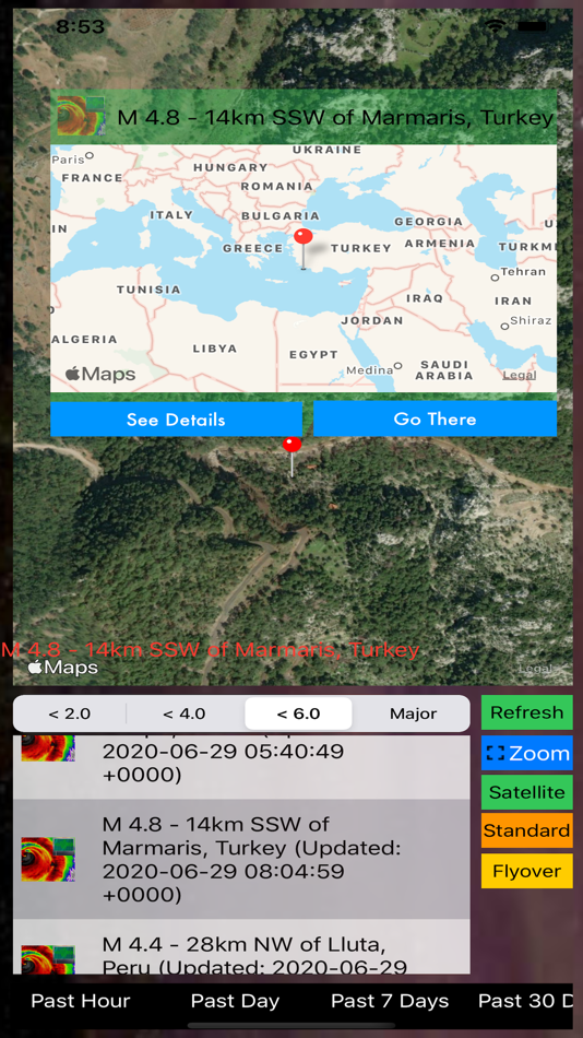 #6. Instant USGS Earthquake Pro (macOS) 由: Jufen Chang