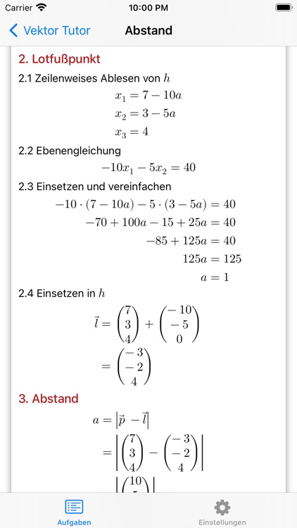 Vektor Tutor: 3D Rechner screenshot-4