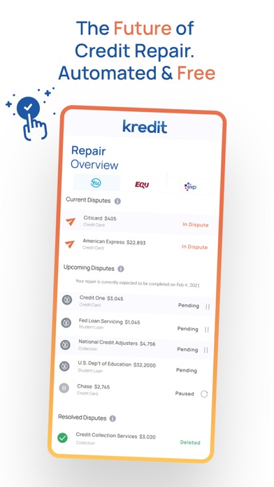 Kredit - Repair & Build Credit Screenshot