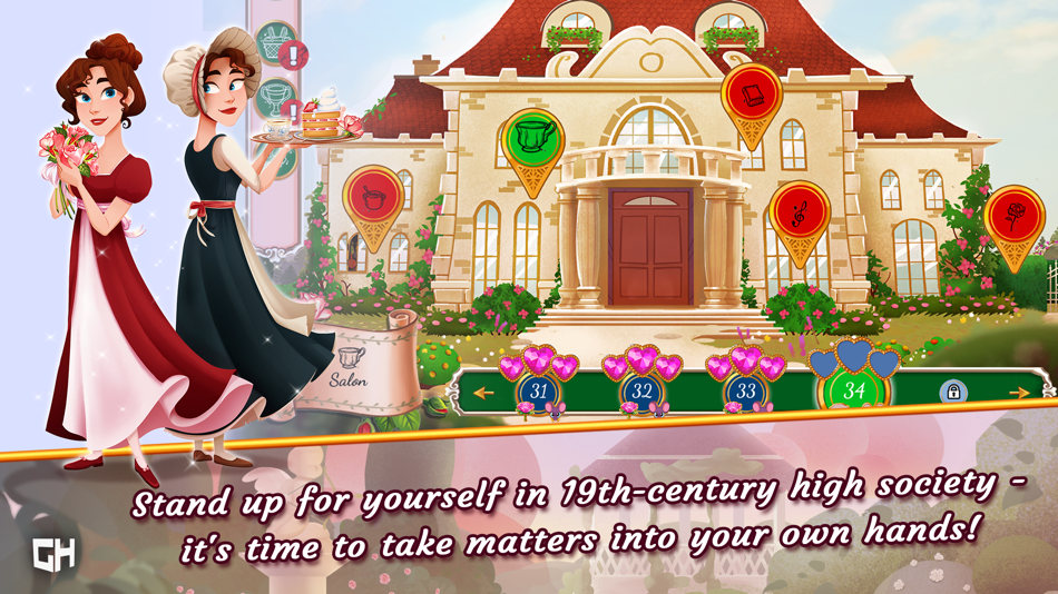 #1. Secret Diaries: Manage a Manor (iOS) Bởi: Gamehouse LLC