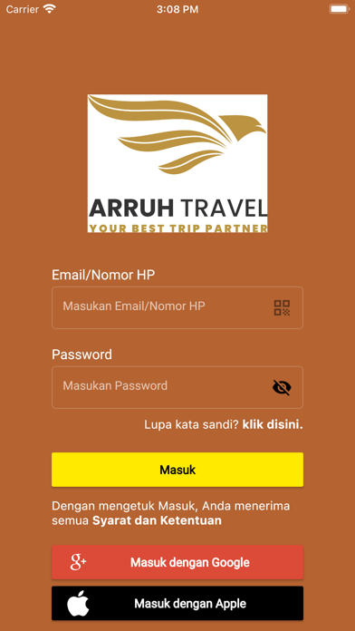 Arruh Travel Screenshot