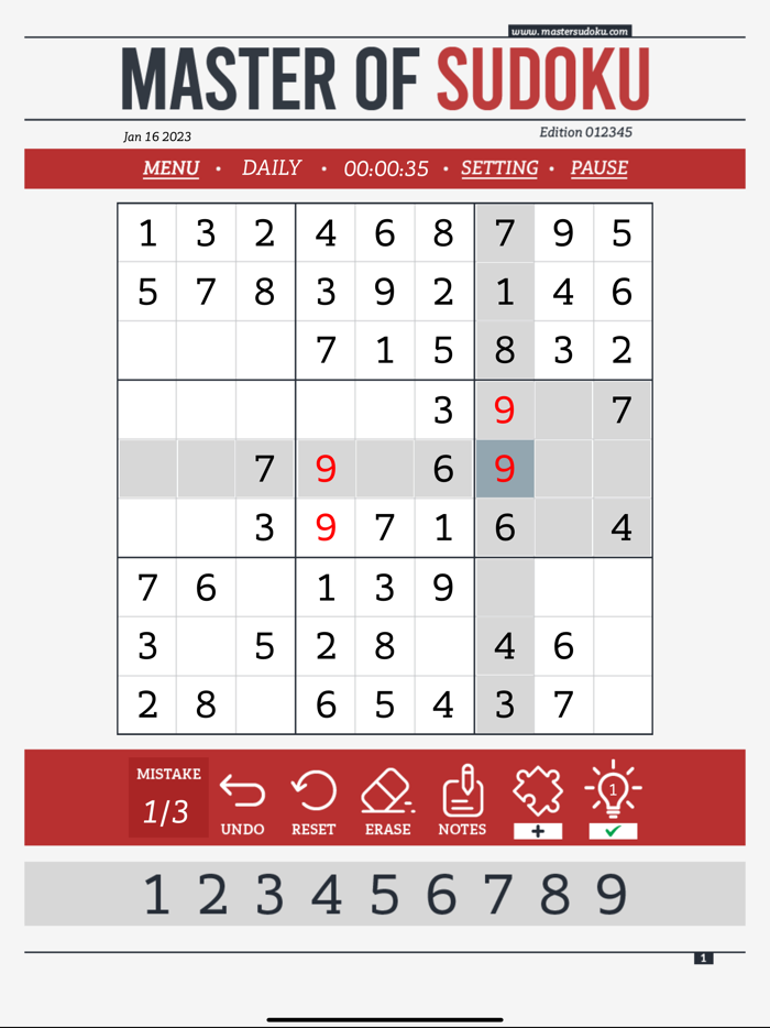 Sudoku ▦ Classic Sudoku Games
