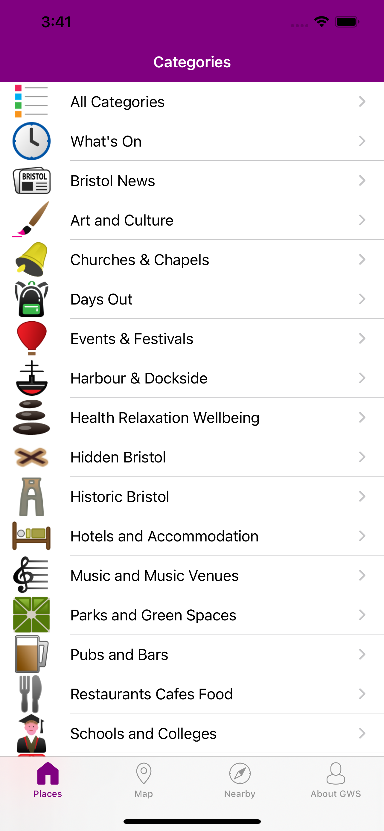 Bristol Unique Guide screenshot 3