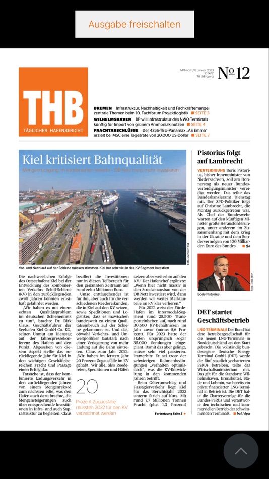 #3. THB-Kiosk (iOS) 由: DVV Media Group GmbH