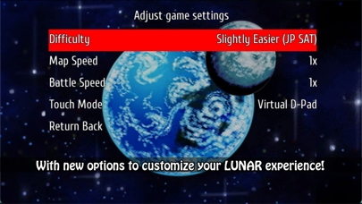 Lunar Silver Star Story Touch Screenshot