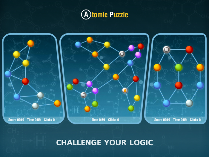 Atomic Puzzle Logic Game