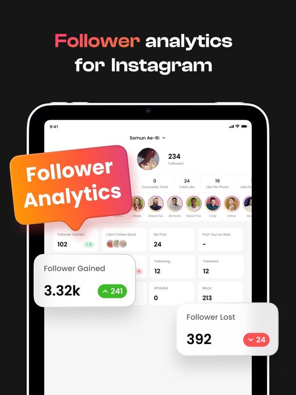 Screenshot #4 pour Followers+ Track for IG