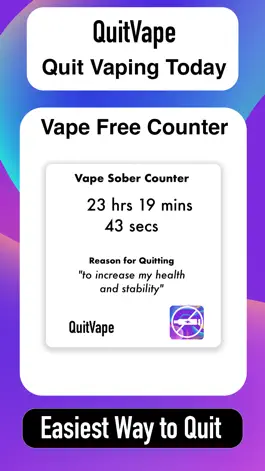 Game screenshot QuitVape: Quit Vaping Tracker mod apk