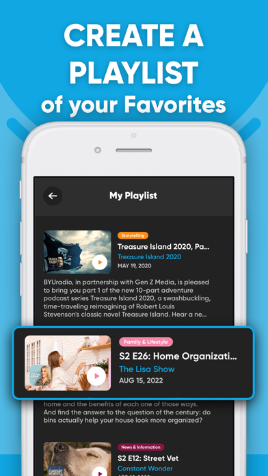 BYUradio: Inspiring Podcasts Screenshot