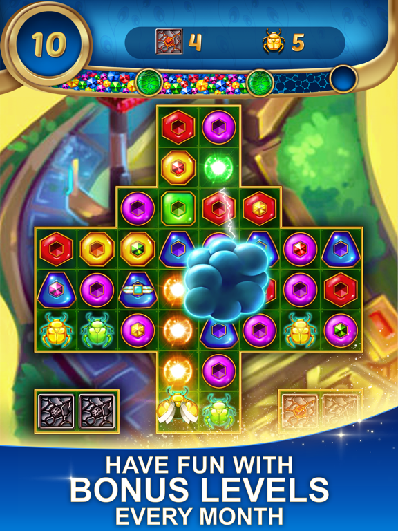 Lost Jewels - Match 3 Puzzle screenshot