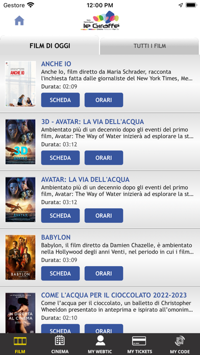 Webtic Le Giraffe Cinema Screenshot