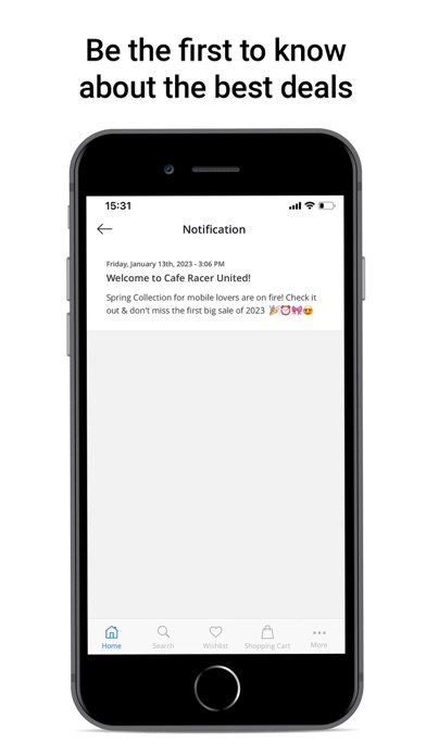 CafeRacerWebshop.com Screenshot
