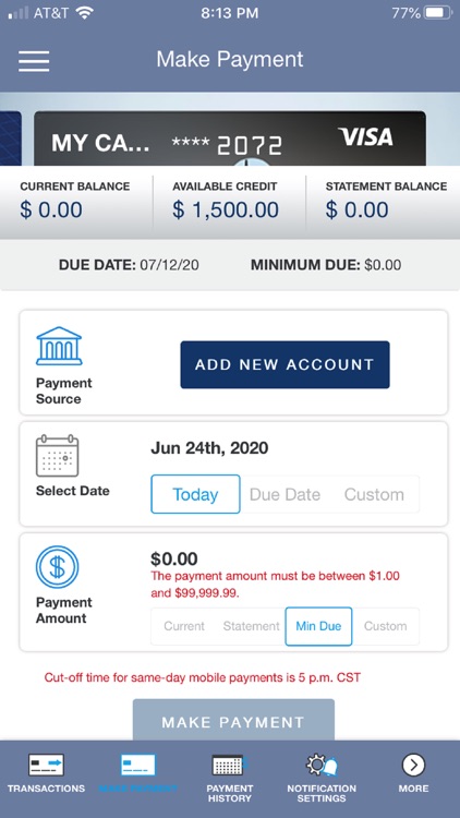 Card Control by Healthcare FCU screenshot-8