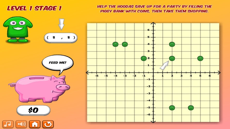 #2. Graphing Gala (iOS) By: Hooda Math