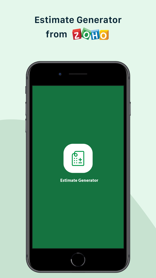 #4. Estimate Generator - Zoho (iOS) 由: Zoho Corporation