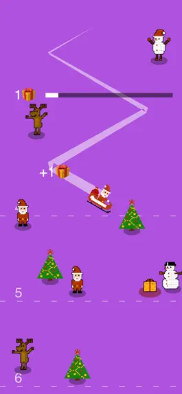 Game screenshot Santa Claus is Skiing to Town mod apk