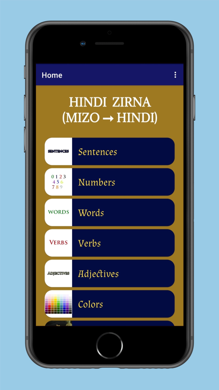 Hindi Zirna Mizo to Hindi