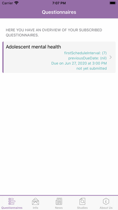 Corona Health Screenshot