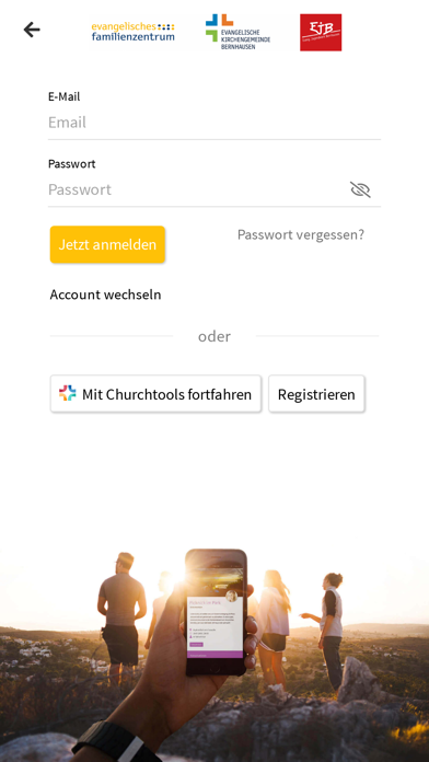 Ev. Kirchengemeinde Bernhausen Screenshot