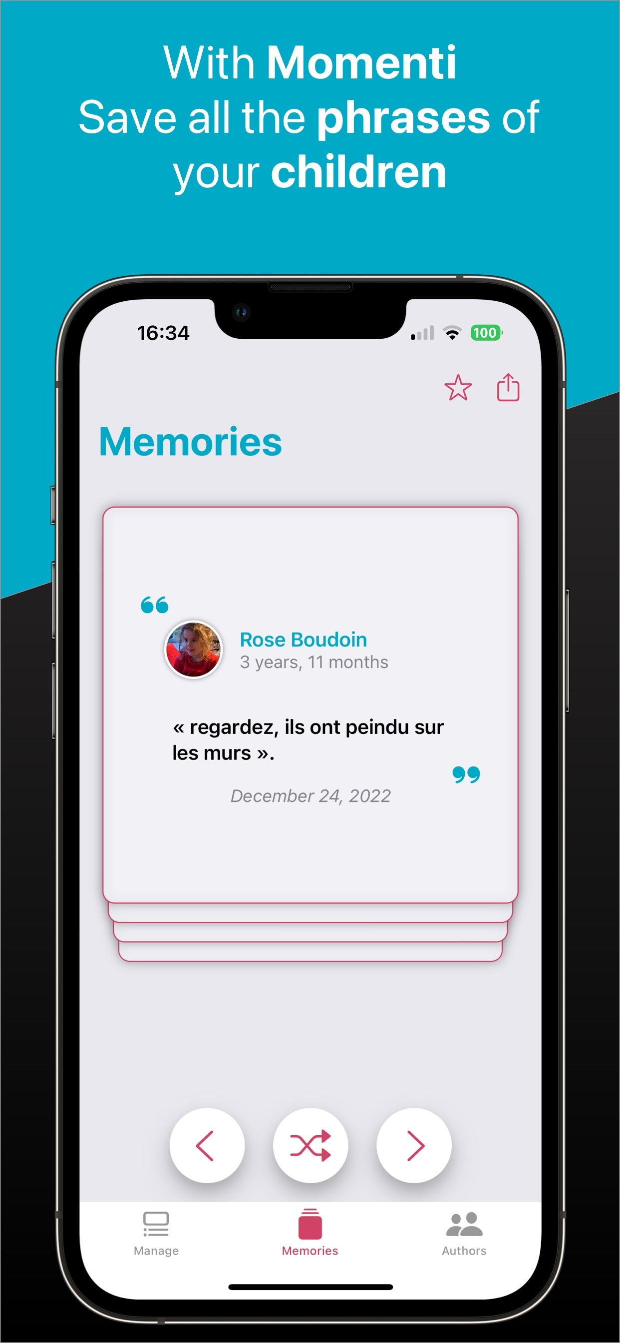 Momenti. Memories & Quotes