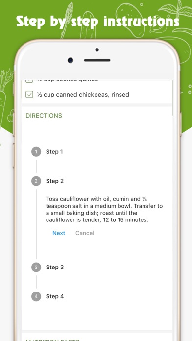 Healthy Eating - Meal Planner Screenshot