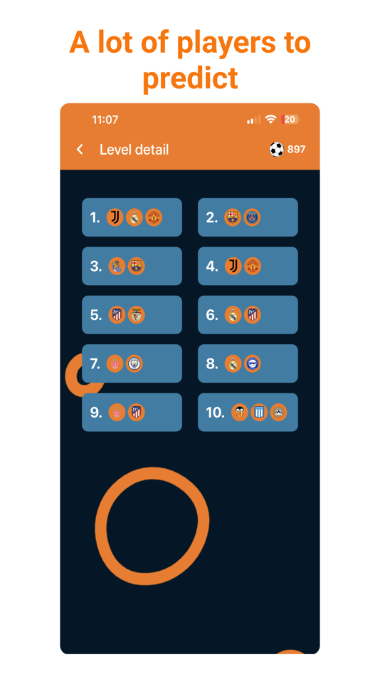 #3. Player Predictor - Soccer Quiz (iOS) 由: Marcelo Laprea