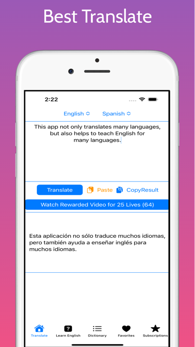 Translate - Learn English Easy Screenshot