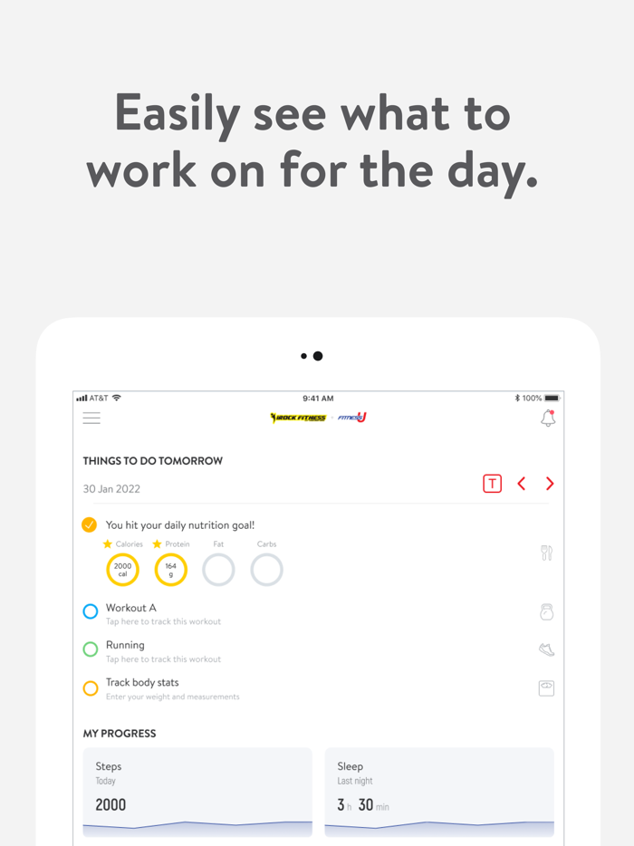 FitnessU and iRock Fitness