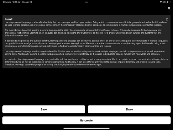 Scribble AI iPad screenshot 2 - Productivity app
