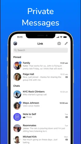 Game screenshot Link Messenger stories, calls mod apk