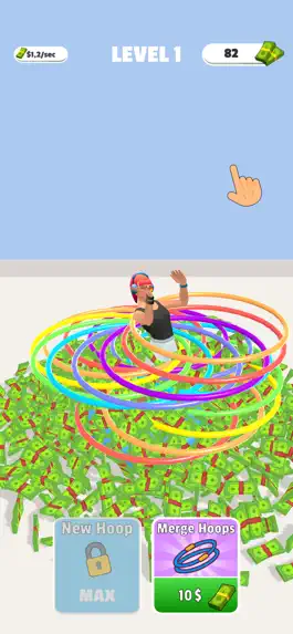 Game screenshot Hula Hoops Clicker apk