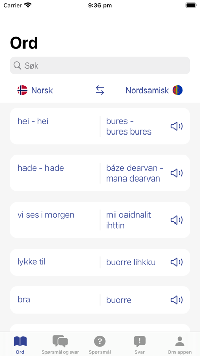 Screenshot #1 pour Bli kjent med samisk