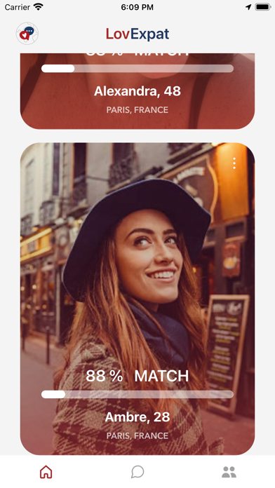 LovExpat - App de rencontre Screenshot