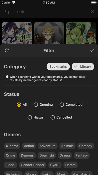 COMET — Manga, Webtoon, Manhua Screenshot