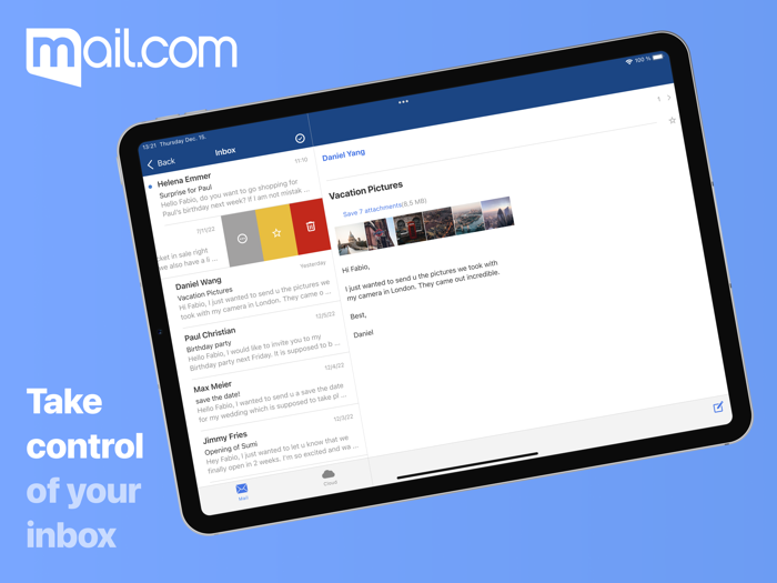 mail.com - email inbox and cloud