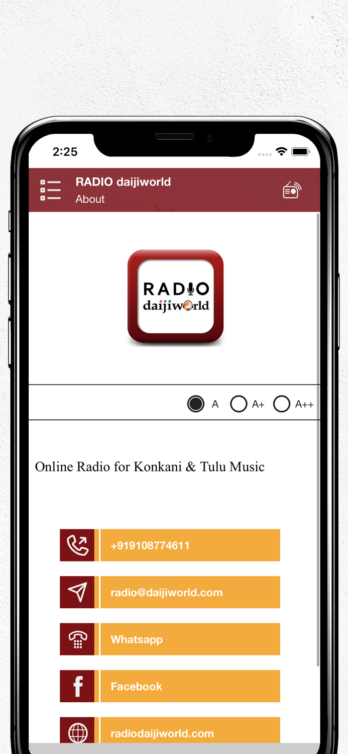 RADIO daijiworld