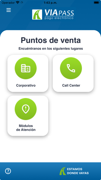 Viapass Telepeaje Screenshot