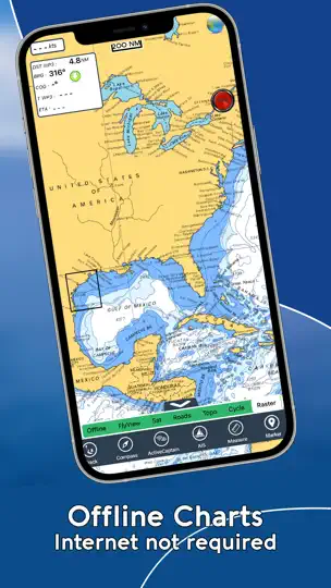 AIS Maps: Marine & Lake Charts iPhone-skjermbilde 7