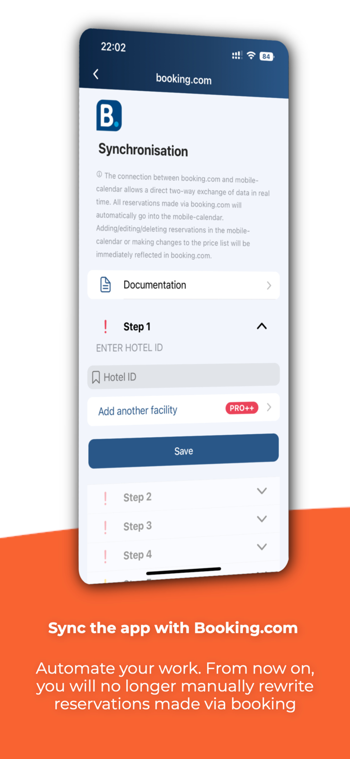 mobile-calendar booking system