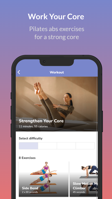 Pilates Exercises - All Levels Screenshot