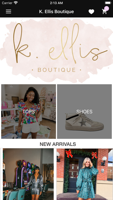 K. Ellis Boutique Screenshot