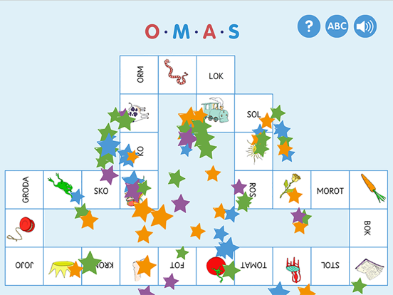 Screenshot #6 pour ABC-klubben: ABC-domino Lite