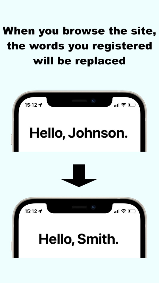 #1. Word Replacer for Safari (macOS) 由: Yoshiko Sato