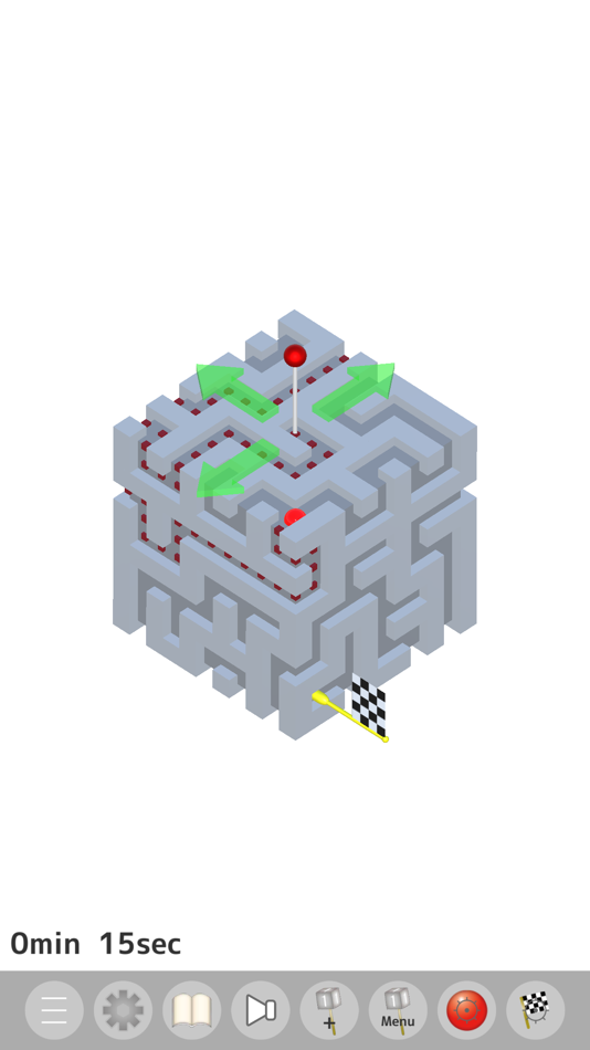 #1. 3D Block Maze (iOS) Podle: Kentarou Kurusima