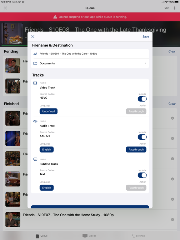 Screenshot #5 pour Remuxer