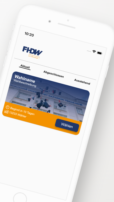 FHDW Vote Screenshot