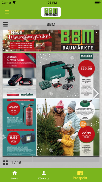 BBM Baumarkt Screenshot